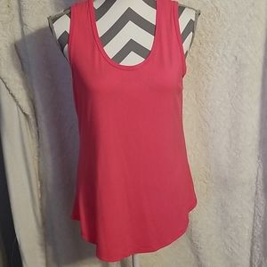 Lularoe hot pink tank top size large